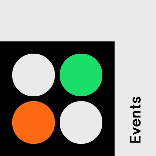 Auf dem Events Blog Thumbnail sind ein hellgrüner, ein orangener und zwei hellgraue Kreise zu sehen.