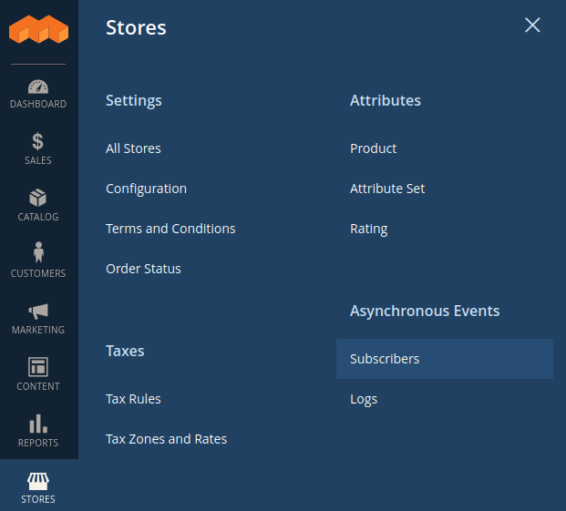 Stores -> Asynchronous Events -> Subscriptions